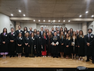 Los veintisiete miembros de la 73 Promoción de la Escuela Judicial